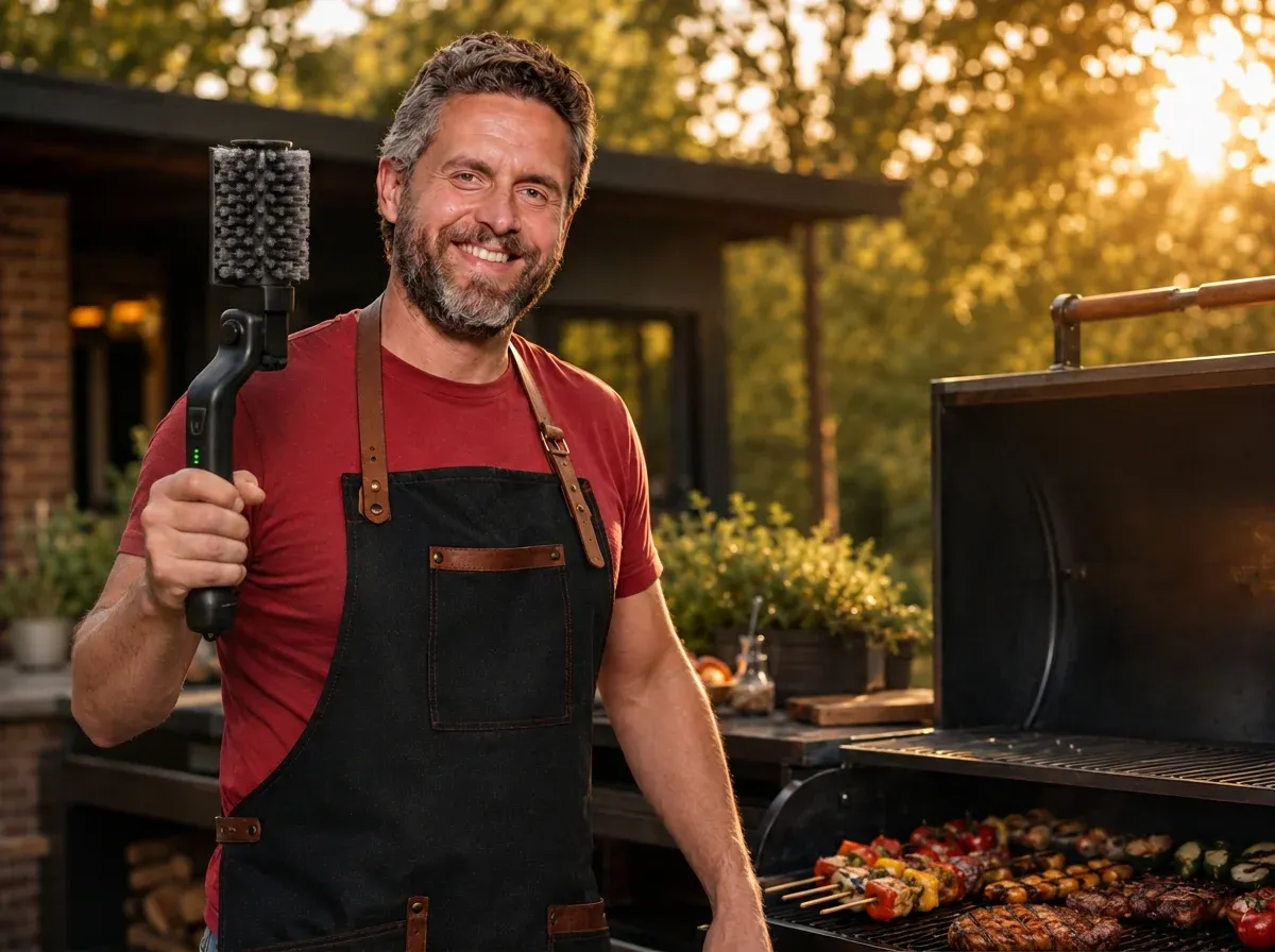 GrillSync elektrische Grillbürste
